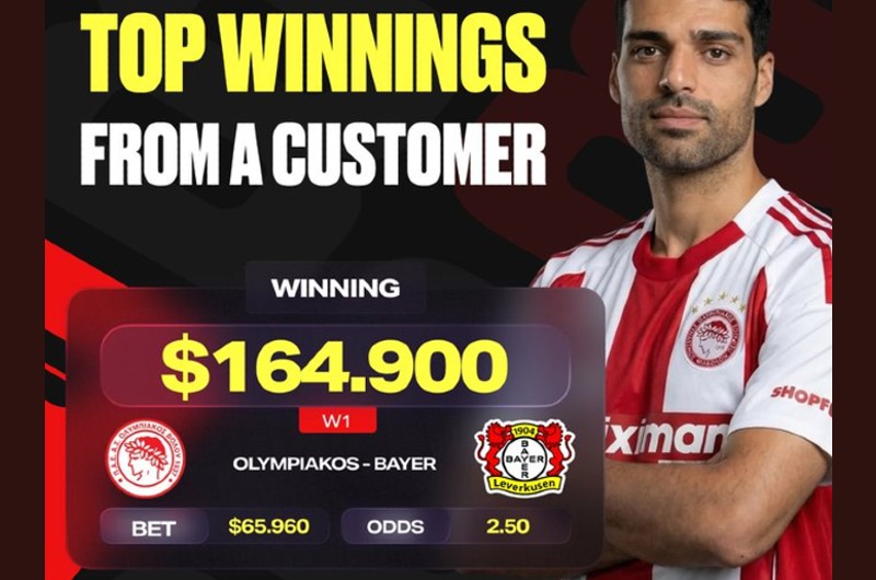 165K Olympiakos Football Win